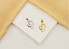 Beautiful gold-plated pendant with zircons Imprints PT61Y