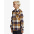 QUIKSILVER Mf Classic Flanss long sleeve shirt Bone Brown Motherfly Flannel, 12 лет - фото #4