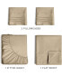 Фото #3 товара 4 Piece Microfiber Sheet Set - Full