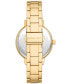 ფოტო #3 პროდუქტის Women's Sofie Three-Hand Gold-Tone Stainless Steel Watch 36mm