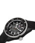 ფოტო #3 პროდუქტის Men's Swiss Automatic Captain Cook Black Rubber Strap Watch 43mm