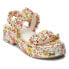 COCONUTS by Matisse Jean Floral Platform Womens White Casual Sandals JEAN-162