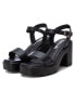 Фото #4 товара Women's Heeled Platform Sandals By