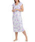ფოტო #1 პროდუქტის Women's Floral Short-Sleeve Nightgown