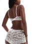 Фото #2 товара Cotton On boyshort briefs in delicate cream lace