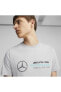 MAPF1 ESS Logo Tee Mercedes Team Silver Erkek T-Shirt