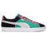 Фото #1 товара Puma Suede Classix Fly Lace Up Mens Black, Blue, Pink, White Sneakers Casual Sh