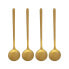 Coffee Spoon Bialetti Deco Glamour Golden Steel (4 Units)