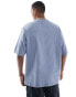 Only & Sons oversize t-shirt in washed blue