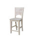 Фото #1 товара Canyon Collection Solid Back Counter Height Stool