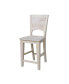 Canyon Collection Solid Back Counter Height Stool