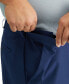 Фото #5 товара Men's Big & Tall Cool 18® PRO Classic-Fit Expandable Waist Flat Front Stretch Dress Pants