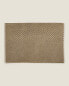 Jacquard cotton bath mat