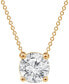 Фото #2 товара Certified Lab Grown Diamond Solitaire 18" Pendant Necklace (3 ct. t.w.) in 14k Gold