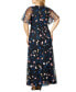 Women's Plus Size Embroidered Elegance Evening Gown
