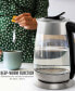Фото #2 товара Glass Electric Tea Kettle 1.8 Liter Bisphenol A Free Cordless Body 1500 Watt, KG661S