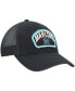 Фото #4 товара Men's '47 Black Miami Marlins Cledus MVP Trucker Snapback Hat