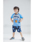 Фото #5 товара Toddler Boys Elmo Cookie Monster T-Shirt and Shorts Outfit Set to