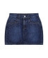 ფოტო #1 პროდუქტის Big Girls 5 Pocket Denim Skirt with Rhinestones