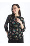 Фото #1 товара LCW Grace Bağlamalı Yaka Çiçekli Kadın Bluz