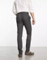 Фото #4 товара ASOS DESIGN wedding smart skinny trousers with micro texture in light grey