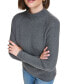 Фото #4 товара Petite Raglan Long-Sleeve Funnel-Neck Sweater