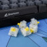 Фото #2 товара Sharkoon Gateron Cap V2 Milky-Yellow Switch-Set gelb/transparent 35 Stueck