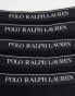 Фото #3 товара Polo Ralph Lauren 5 pack trunks in black with logo waistband