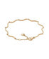 ფოტო #2 პროდუქტის Women's Essential Waves Gold-Tone Stainless Steel Chain Bracelet