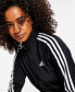 ფოტო #7 პროდუქტის Women's 3-Stripe Tricot Track Jacket, XS-4X