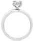 ფოტო #4 პროდუქტის EFFY® Diamond Emerald Cluster Bridal Set (3/8 ct. t.w.) in 14k White Gold