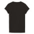 Puma Classics Ribbed Slim Logo Crew Neck Short Sleeve T-Shirt Womens Black Casua