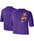 ფოტო #1 პროდუქტის Women's Purple Los Angeles Lakers Essential Boxy T-shirt