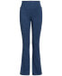 ფოტო #7 პროდუქტის Big Girls Detached-Waistband Mélange Flare-Leg Pants