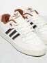 Фото #3 товара adidas Originals Rivalry Low trainers in white and brown