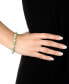 ფოტო #3 პროდუქტის Cultured Freshwater Pearl and Dyed Jade Bracelet in 14k Gold