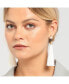 Women's White Tassel Drop Earrings
