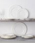 Accompanist 12-Piece Dinnerware Set, Service for 4 Белый, 12 Piece Set - фото #4