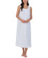 ფოტო #1 პროდუქტის Women's Cotton Lace-Trim Nightgown