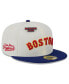 Фото #1 товара Men's White Boston Red Sox Big League Chew Original 59FIFTY Fitted Hat