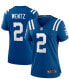 Фото #2 товара Women's Carson Wentz Royal Indianapolis Colts Game Jersey