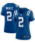 ფოტო #2 პროდუქტის Women's Carson Wentz Royal Indianapolis Colts Game Jersey