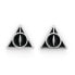 ფოტო #1 პროდუქტის HARRY POTTER Deathly Hallows Earrings