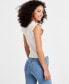 ფოტო #2 პროდუქტის Women's Minerva Ribbed Ruffle-Sleeve Top