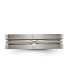 ფოტო #3 პროდუქტის Titanium Brushed and Polished Grooved Wedding Band Ring