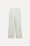 WRINKLED-EFFECT ORGANZA TROUSERS