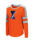 ფოტო #4 პროდუქტის Women's Orange Illinois Fighting Illini Trey Dolman Long Sleeve T-shirt
