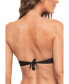 ფოტო #3 პროდუქტის Women's Tortoise Ring Padded Bandeau Bikini Top