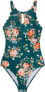 Фото #5 товара Cupshe Women's Swimsuit Shell Edge Floral Pattern One Piece Swimwear Swimsuit