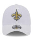 Фото #2 товара Men's White New Orleans Saints Main 39THIRTY Flex Hat